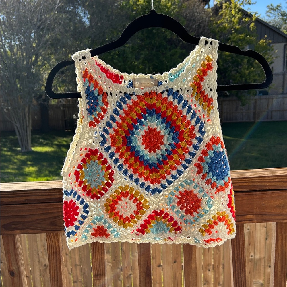 Altar’s State Crochet Patterned Women's Top - Picture 3 of 3